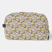Retro floral botanical block print waschbeutel (Vorderseite)