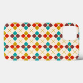 Retro Floral Case-Mate iPhone Hülle (Rückseite (Horizontal))