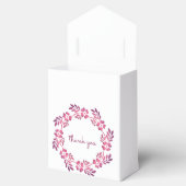 Retro Floral Crown - Danke Geschenkschachtel (Geöffnet)