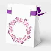 Retro Floral Crown - Danke Geschenkschachtel (Rückseite)