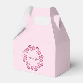 Retro Floral Crown - Danke Geschenkschachtel