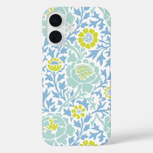 Retro Floral Damask Case-Mate iPhone Hülle (Rückseite)