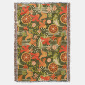 Retro floral -  decke (Vorderseite Vertikal)