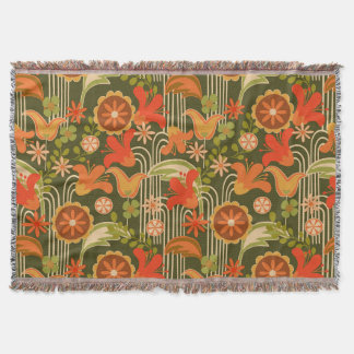 Retro floral -  decke