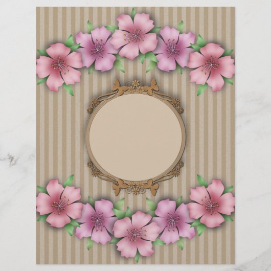 Retro, floral flyer (Vorne)