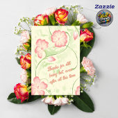 Retro Floral Funny Husband Valentine's Day Karte