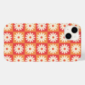 Retro-Floral-Fusion Case-Mate iPhone Hülle (Rückseite (Horizontal))