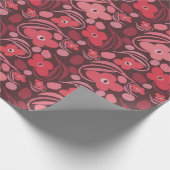 Retro floral geschenkpapier (Ecke)