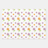 Retro Floral Induldsamkeit Geschenkpapier Set (Vorderseite)