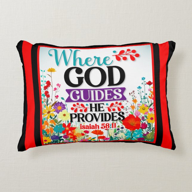 Retro floral Inspiration Dekokissen (Vorderseite)