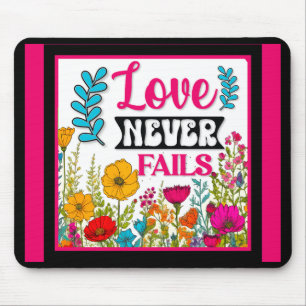 Retro Floral Inspiration Mousepad