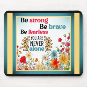 Retro Floral Inspiration Mousepad