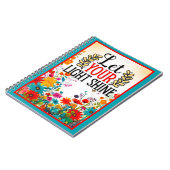 Retro floral Inspiration Notizblock (Linke Seite)