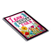 Retro floral Inspiration Notizblock (Rechte Seite)