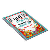 Retro floral Inspiration Notizblock (Rechte Seite)