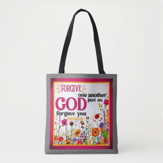 Retro floral Inspiration Tasche (Vorderseite)
