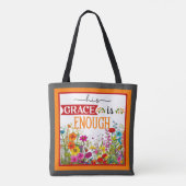 Retro floral Inspiration Tasche (Rückseite)