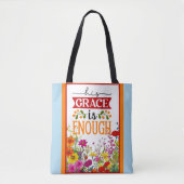 Retro floral Inspiration Tasche (Vorderseite)
