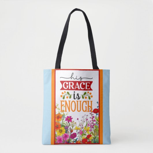 Retro floral Inspiration Tasche (Vorderseite)