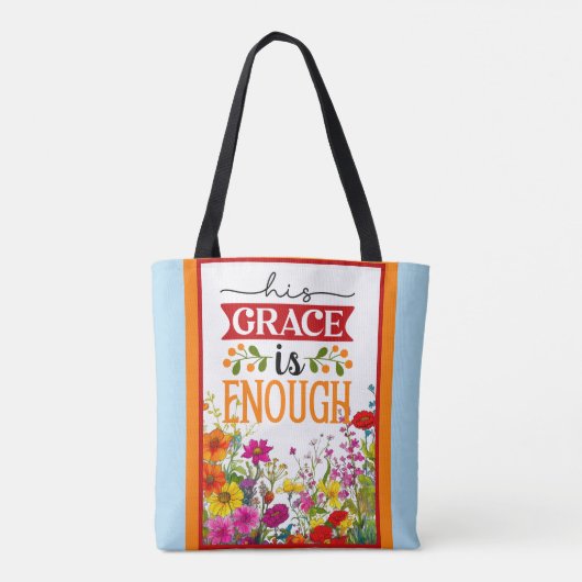 Retro floral Inspiration Tasche (Rückseite)