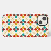 Retro Floral iPhone Hülle (Rückseite (Horizontal))