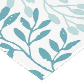 Retro Floral Kurzer Tischläufer (Ecke)