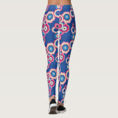 Retro Floral Leggings (Rückseite)
