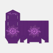 Retro Floral Mandala Geschenkschachtel (Ungefaltet)