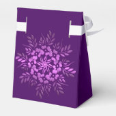 Retro Floral Mandala Geschenkschachtel (Rückseite)