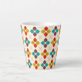 Retro Floral Milchtasse (Vorderseite)
