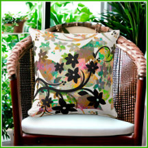 [Retro Floral] Multicolor Botanical Graphic Design