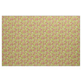 Retro Floral Muster grün und rosa Stoff (Yard (91,4 cm))