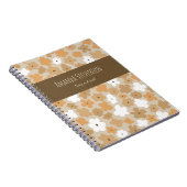 Retro Floral Muster Notebook Notizblock (Rechte Seite)