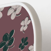 Retro Floral Muster Stilvolle Pickleball Paddel Pickleball Schläger (Linke Seite)