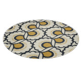 Retro Floral: Nahtlose Vintage Elemente Schneidebrett (Ecke)