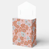 Retro Floral Nahtloses Muster Geschenkschachtel (Geöffnet)