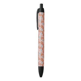 Retro Floral Nahtloses Muster Kugelschreiber