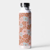 Retro Floral Nahtloses Muster Trinkflasche (Links)