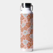 Retro Floral Nahtloses Muster Trinkflasche (Vorne)