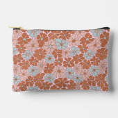 Retro Floral Nahtloses Muster Zubehörtasche (Vorderseite)