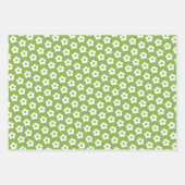 Retro Floral Niedlich Cartoon Daisy Muster Geschenkpapier Set (Vorderseite)