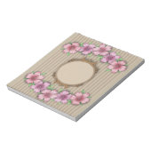 Retro, floral notizblock (Rotiert)