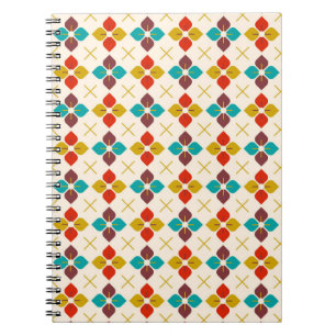 Retro Floral Notizblock