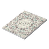 Retro, floral notizblock (Rotiert)