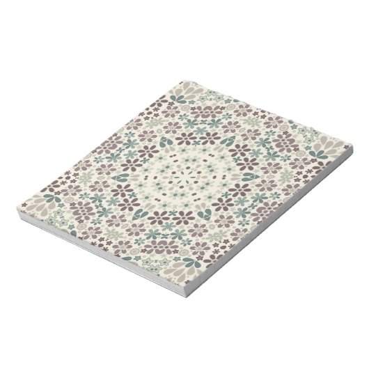 Retro, floral notizblock (Rotiert)