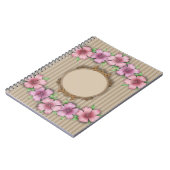 Retro, floral notizblock (Linke Seite)