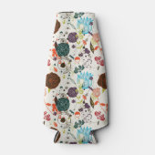 Retro Floral Pattern 2 Flaschenkühler (Vorderseite)