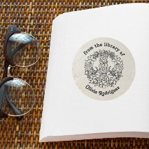 Retro Floral Peace Sign From The Library