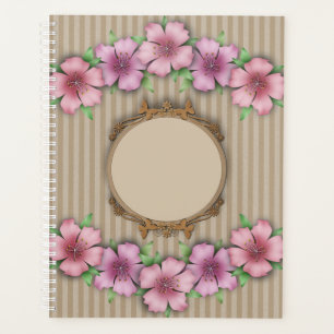 Retro, floral planer