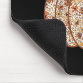 Retro Floral Pumpkin Erntedank Herbstfall Mousepad (Ecke)